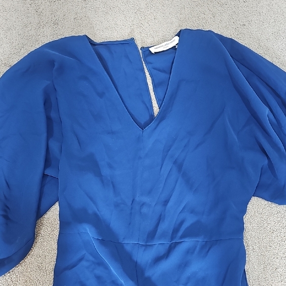 Amanda Uprichard Royal Blue Jumpsuit - Picture 4 of 6